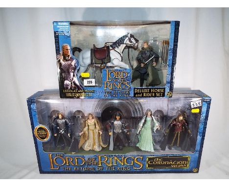 Lord of the Rings - two Lord of the Rings The Return of the King mint in box figures to include The Coronation gift pack and 
