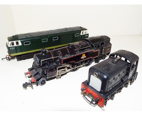 Model railways - three Hornby OO gauge locomotives comprising diecast 2-6-4T tank locomotive, Dock Authority shunter op no 5 