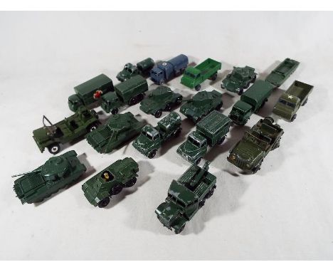 19 diecast model military vehicles, predominantly Lesney, good, unboxed - Est £40 - £60