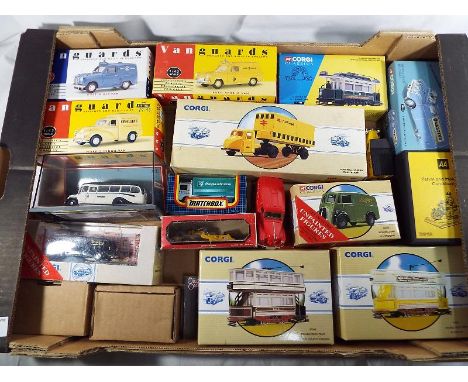 A collection of diecast model motor vehicles to include Vanguard models, Corgi Classics, Matchbox and similar, mint in predom