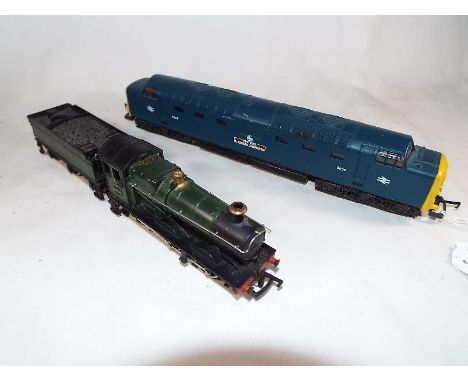 Model railways - a Lima OO gauge BR diesel electric 'The Fife & Forfar Yeomanry' op no 9006 and an OO gauge Mainline 0-6-0 lo