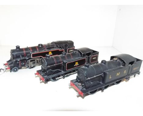 Model railways - three Hornby Meccano diecast OO gauge tank locomotives comprising 2-6-4T op no 60054, 0-6-2T op no 69567 and