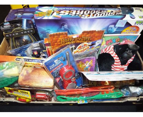A collection of predominantly sealed blister packs to include Micro Machines, Star Wars, Harry Potter, Dr Who, Star Trek, Mag
