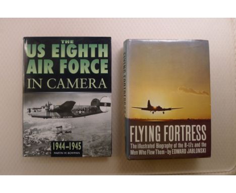 WW2 USAAF Two vintage history books comprising The US Eighth Air Force In Camera 1944 1945 by Martin W Bowman Published by Su