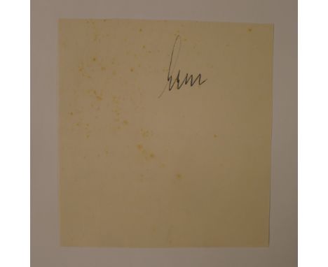 Rare WW2 Luftwaffe The original wartime signature of Helmut Lent KC (1918 1944) who was a German Luftwaffe night fighter Ace 