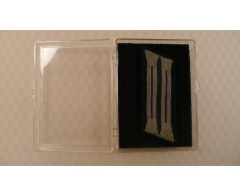 WW2 , 1930s An original German Army Medical Service , Wehrmacht Heer Sanitater collar tab for enlisted personnel and Non Comm