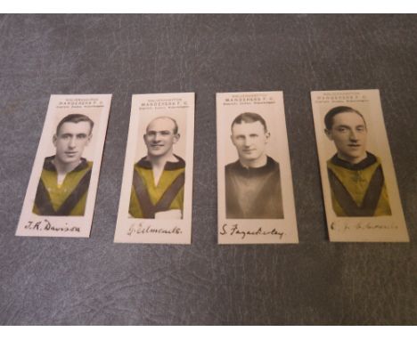 FOUR 1924 WOLVERHAMPTON WANDERERS PLAYERS PAULTON WOLVES &amp; OFFICIALS FOOTBALL TRADE CARDS, comprising J. R. Davison, G Ed