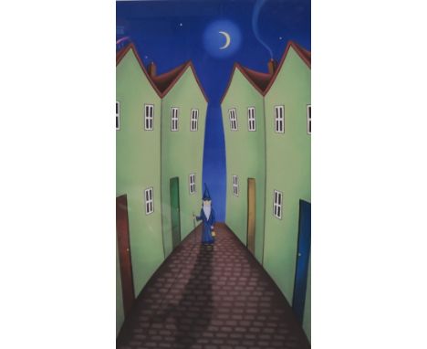 PAUL HORTON (1958). 'WHEN MAGIC CALLS', limited edition artist proof giclee print, signed with certificate verso, 44 x 27 cm,
