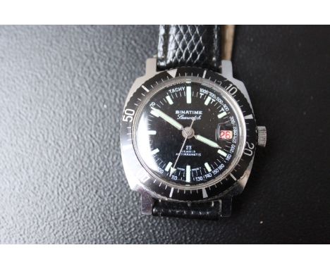 A BINOTONE SEAWATCH, chronometer 23 jewles, antimagnetic, Dia. 2.5 cm