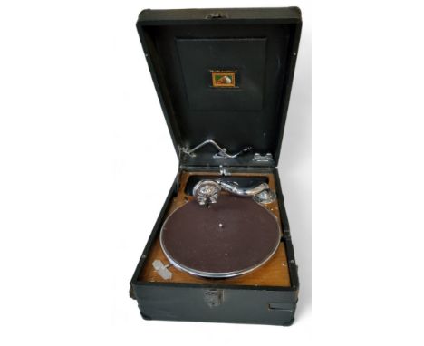 His Masters Voice record player, model no.102, serial no.57895 