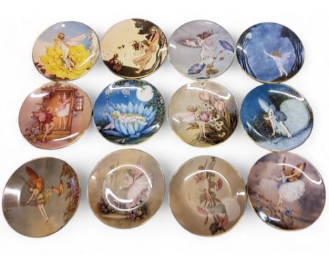 Twelve Royal Worcester 'The Enchanted Fairy Glade' collectors plates, with certificates 