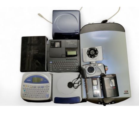 Kodak DC280 zoom camera;&nbsp; &nbsp;Casio disc title printer;&nbsp; Brother P touch 540;&nbsp; Canon Canoscan 5000F;etc 