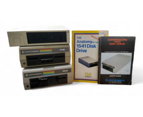 Commodore C64 floppy disc drive model 1541;&nbsp; another;&nbsp; Commodore 1541 user's guide;&nbsp; etc 