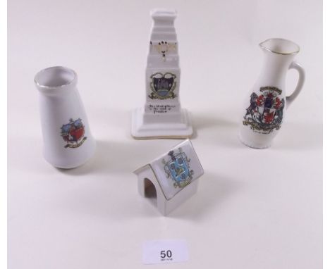 A group of crested china including Goss