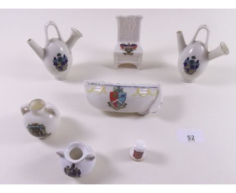 A small group of Goss commemorative china