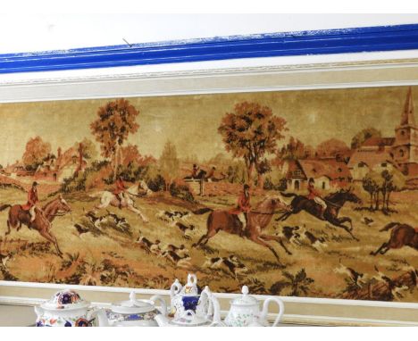 Framed Embroidery - Hunting Scene 