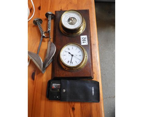 Barometer and Dictaphone etc 