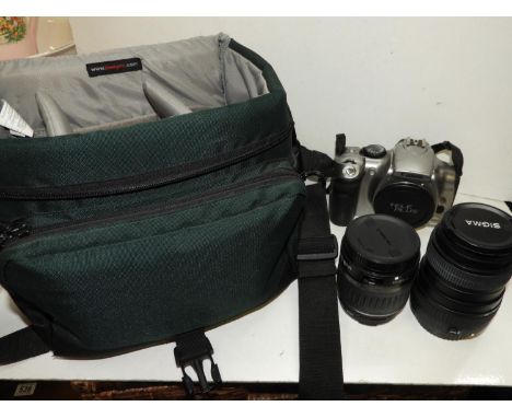 Camera Lenses and Case 