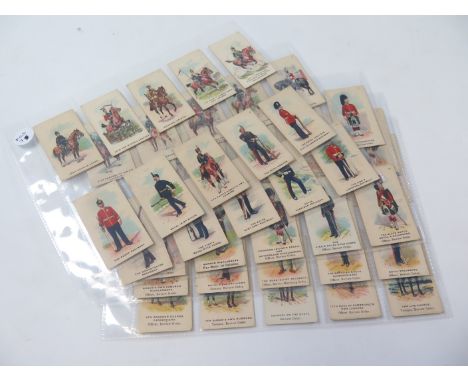 British American Tobacco, Types of the British Army (plain back, numbered) complete set in pages, G - VG cat value £200