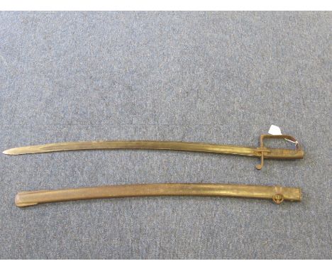 Sword - Prussian 1791 pattern cavalry in scabbard very similar to the British 1788 pattern  