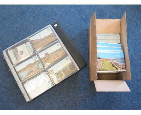 Suffolk, mainly Lowestoft, includes Zeppelin Raids, Hopton, etc vintage & modern housed in large album (approx 400 cards) plu