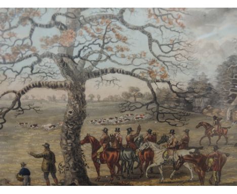 A set of four prints, hunting interest, 19th century, each 8.5in x 10.5in