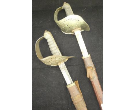 A Henry Wilkinson Royal Engineers dress sword, together with a Joseph Ridge & Co of Sheffield dress sword   CONDITION REPORTS