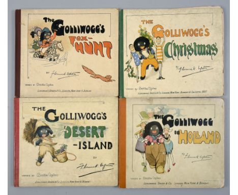 Ten books - The Golliwogg's by Florance K Upton with words by Bertha Upton, published by Longmans Green &amp; co, London, New
