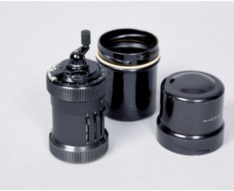 A Curta Series I mechanical calculator by Contina of Liechtenstein numbered 35632 and dating from the mid 1950's.  It is comp