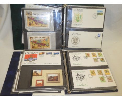 Two albums containing a selection of over 200 various British Commonwealth first day covers mainly 1980/90s