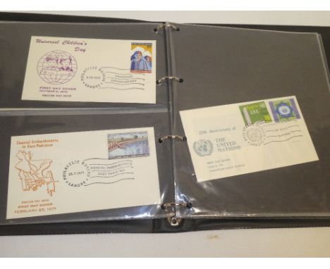 An album containing over 50 various Indian first day covers, 1950's-1970's