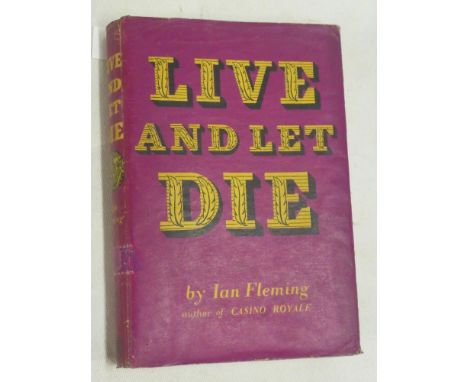 Fleming (I.) Live And Let Die, 1 vol. first edition 1954, pub. J. Cape London, dust-jacket