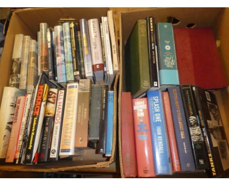 A large selection of various military related volumes including Tanks in Camera 1940-43, Pictorial History of Japanese Milita