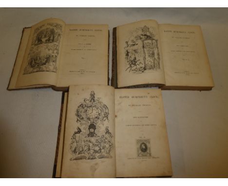 Dickens (Charles) Master Humphrey's Clock, 3 vols. 1840/1841, half calf