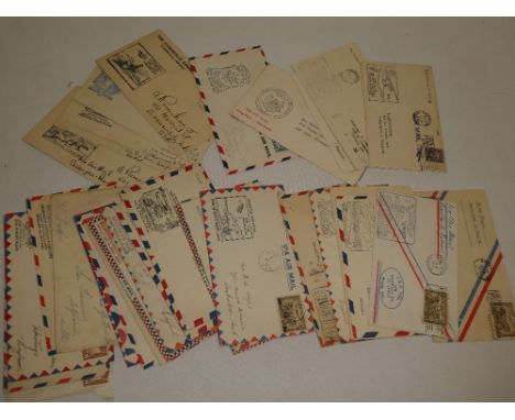 A selection of 40 Canadian 1930's first flight covers
