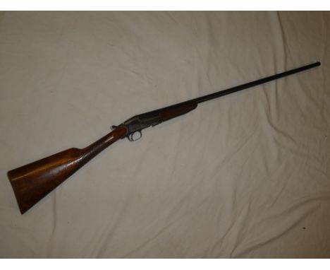A .410 bore single barrel box-lock folding shotgun by R Halliday No. 103 with 26" barrel (Shotgun Certificate)