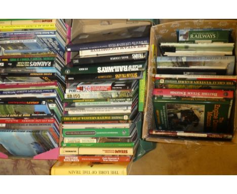 A large selection of various railway volumes including British Steam Engine, The Great Western Railway, The Big Four Remember