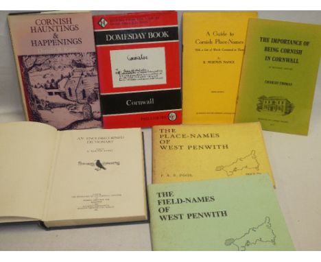 Rawe (D. R.) Cornish Hauntings and Happenings; Nance (R. M.) An English-Cornish Dictionary 1965; A Guide to Cornish Place Nam