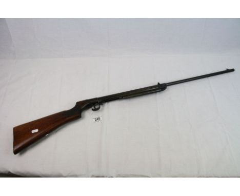 A Vintage Pre War Late 1930's BSA Break Action .22 Air Rifle.