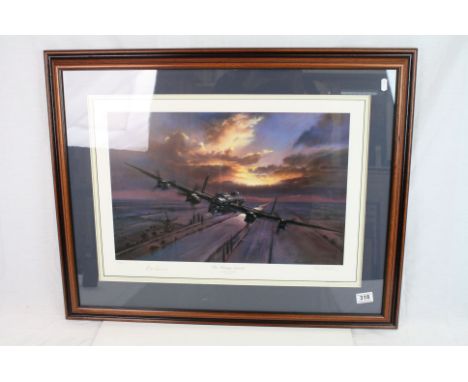 A Limited Edition Framed And Glazed Print By Simon Smith Entitled "The Shining Sword" Numbered 210 Of 500 And Signed By The A