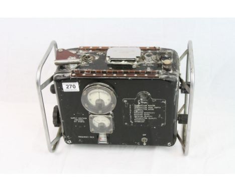 A Vintage British Military Issued Volt / Transmitter Testing Unit. Marked With The Broad Arrow.
