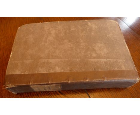 TAYLOR, Alfred S, Elements of Medical Jurisprudence, London 1836, 1st edition, 8vo, ¼ cloth paper on boards, titled Vol1 but 