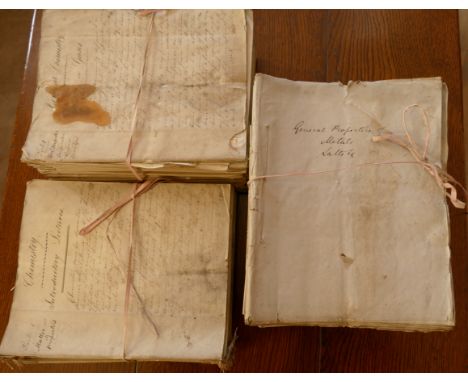 Archive Box; Alfred Swaine Taylor manuscript lecture notes, undated, Chemistry Introductory Lectures, 16 parts, approx 400pp;