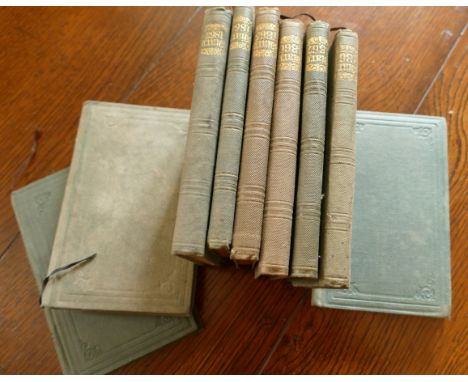 Box; Taylor's diaries for the years 1860, 1861, 1863 - 1868, and 1871, all are Lett's Diary or Bills Due Book and Almanack We