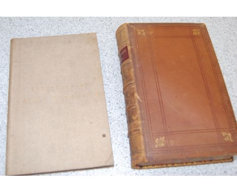 LONGFELLOW Henry W., Poems, London 1854, new edition, small 8vo calf, inscribed to Mrs Taylor from Cath & Robt, Macauley 1854