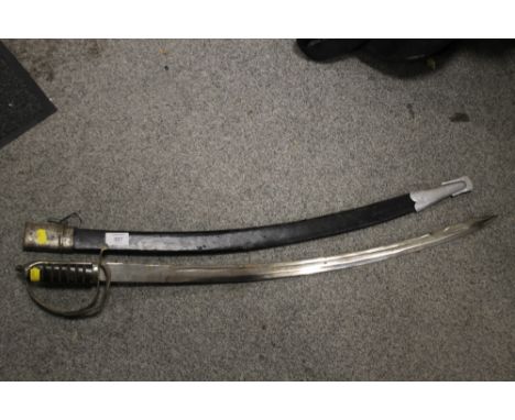 A VINTAGE INDIAN SWORD IN SHEATH