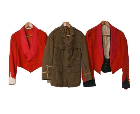 An Early First World War No.2 Dress Tunic to a Second Lieutenant, Territorial Battalion the Durham Light Infantry, with brass