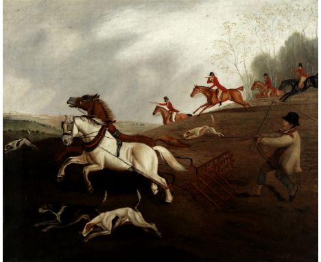 English School (19th Century)Call of the huntBears signature 'C. K. pinxt./1841' Oil on canvas 63.5 x 76.2cm (25 x 30in).Foot