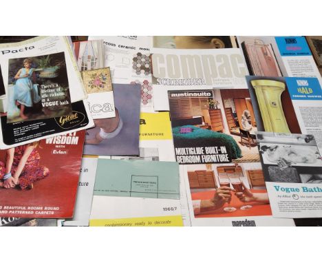 Furniture Brochures - Charta 1966/7;&nbsp; Meredew;&nbsp; Schreiber '66, '67;&nbsp; Austinsuite, Pacta,;&nbsp;&nbsp;Ephemera 