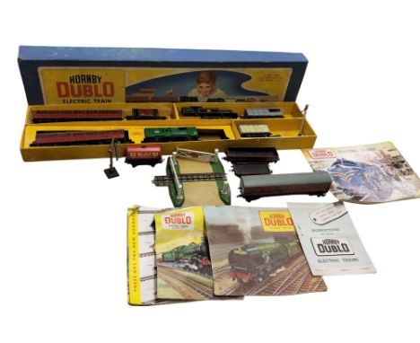 A Hornby Dublo Electric train set, complete with locomotive engine, number 69567, in British Railways black livery;&nbsp; &nb